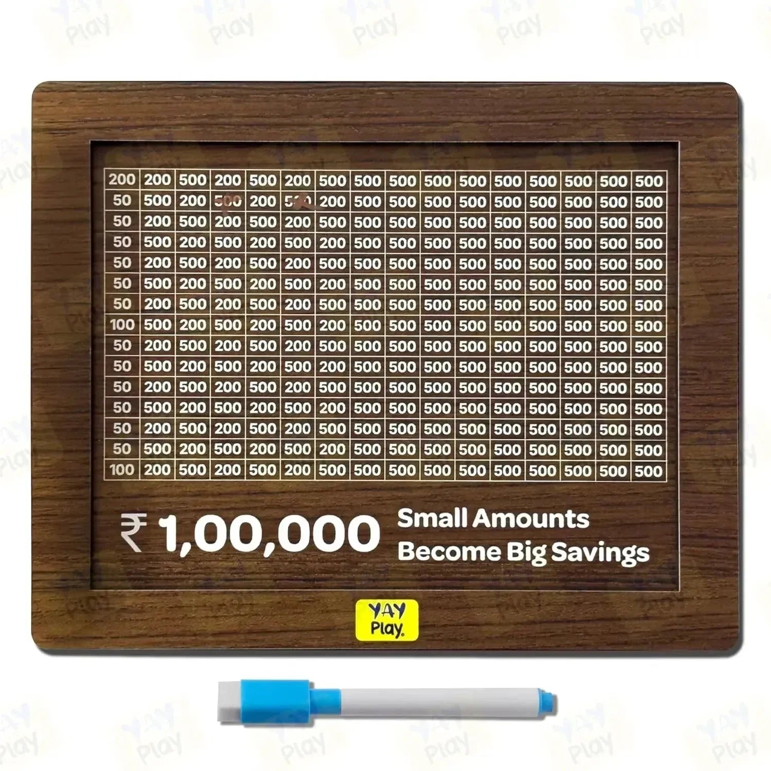 1 Lakh Savings Challenge Piggy Bank - Bear Hugs