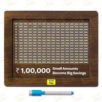 1 Lakh Savings Challenge Piggy Bank - Bear Hugs