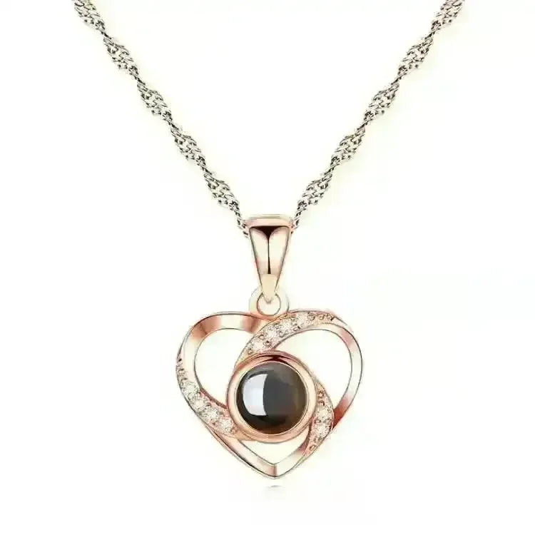 100 Languages Love Projection Pendant - Bear Hugs