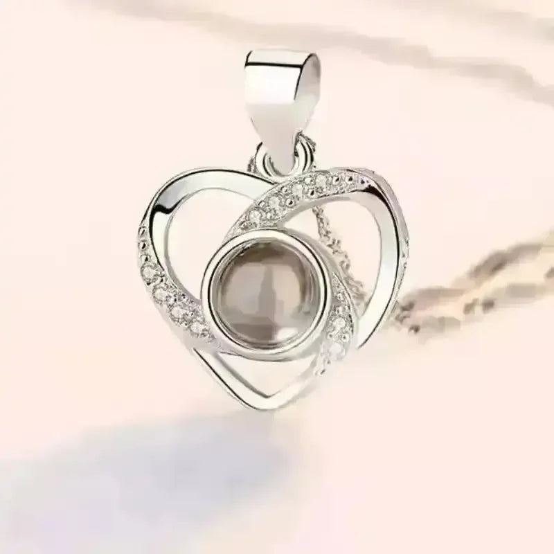 100 Languages Love Projection Pendant - Bear Hugs