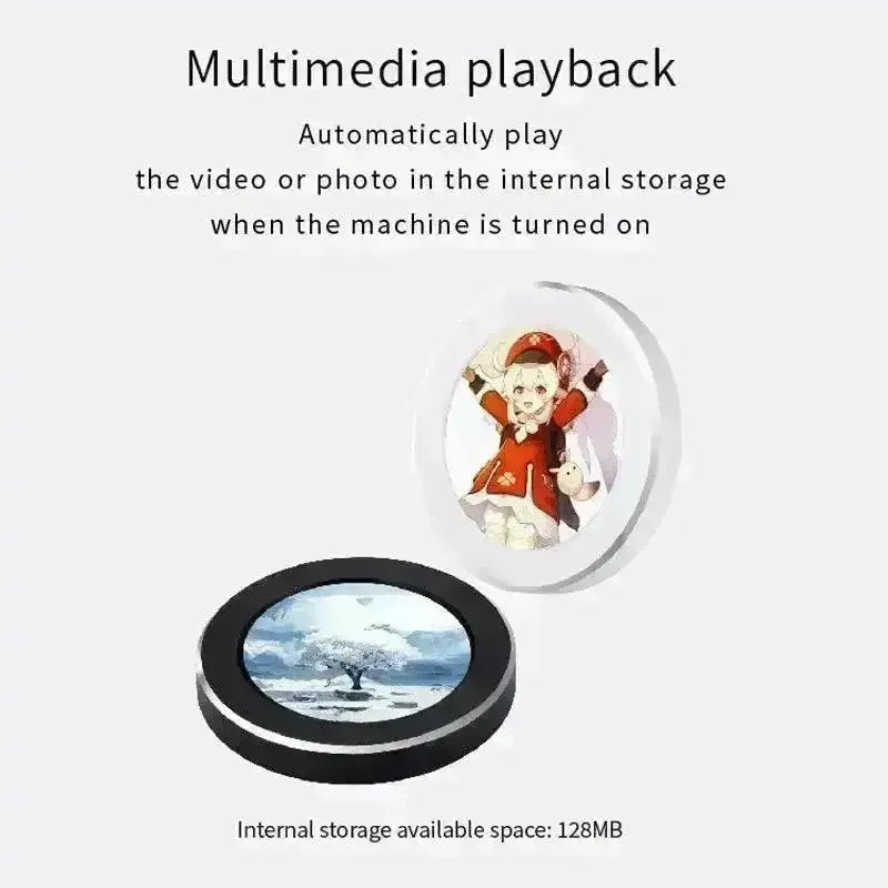 2.1-inch IPS Round Secondary Screen - Bear Hugs