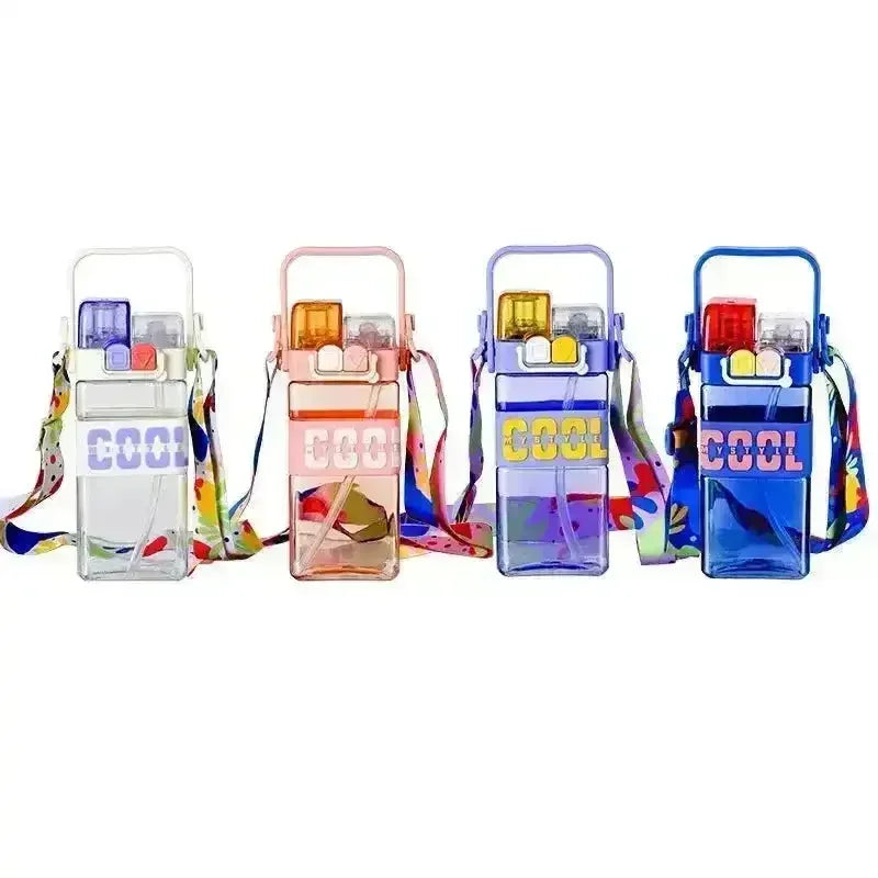 2 in 1 Cool Water Bottle (520 ml) - Bear Hugs