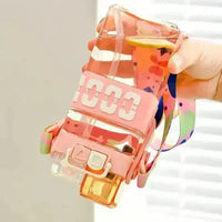 2 in 1 Cool Water Bottle (520 ml) - Bear Hugs