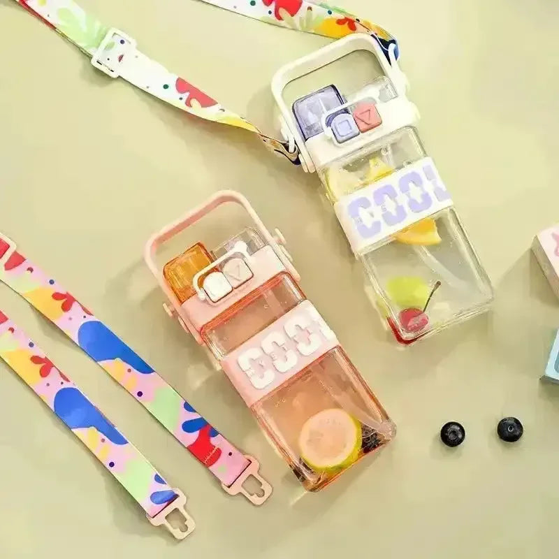 2 in 1 Cool Water Bottle (520 ml) - Bear Hugs