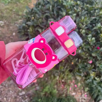 2 in 1 Disney Character Water Bottle (520 ml) - Bear Hugs