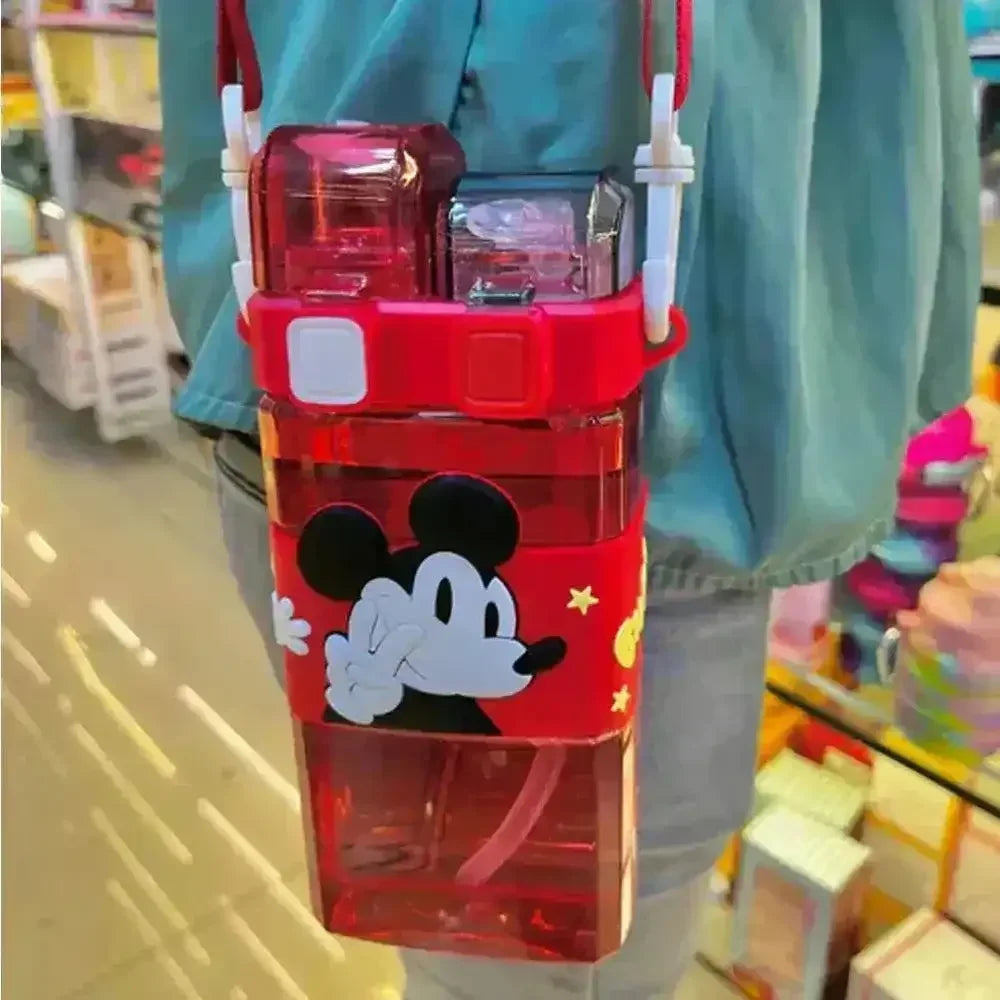 2 in 1 Disney Character Water Bottle (520 ml) - Bear Hugs