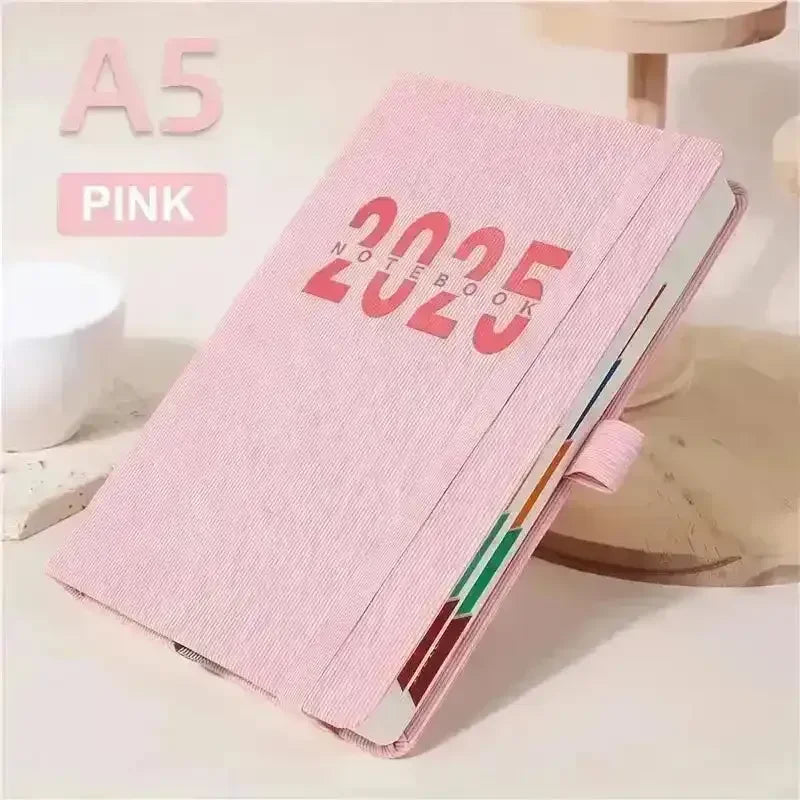 2025 A5 Premium Daily Planner Notebook - Bear Hugs