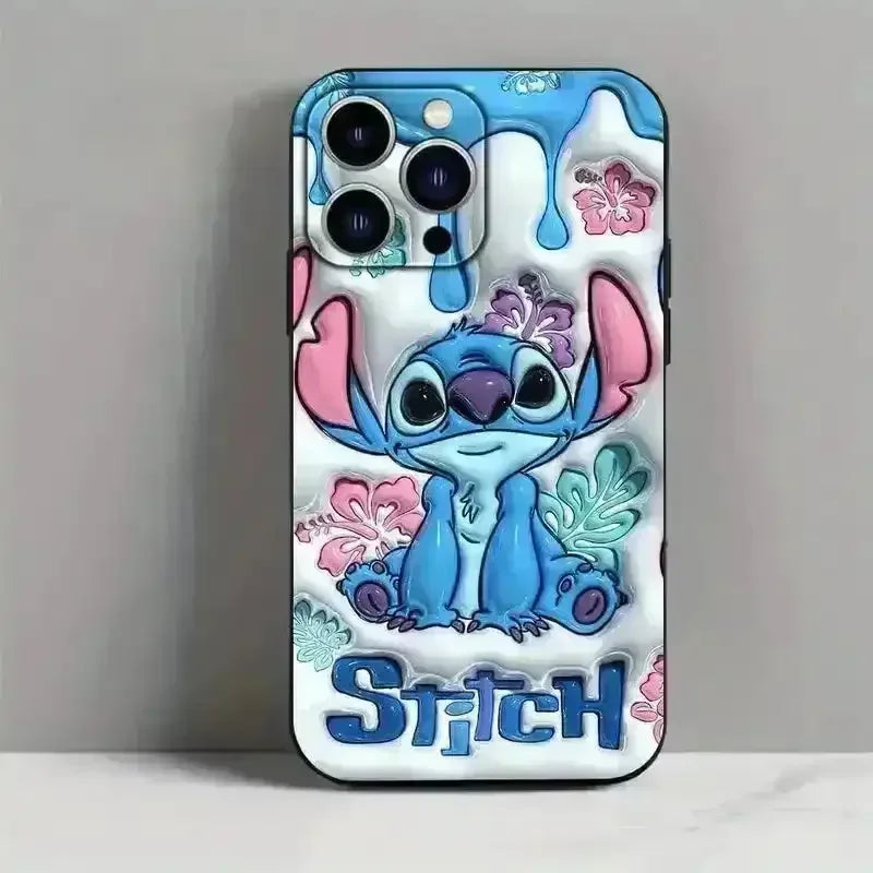 2D Stitch High-End Phone Case (For iPhones) - Bear Hugs