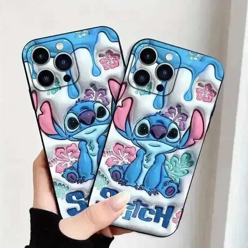 2D Stitch High-End Phone Case (For iPhones) - Bear Hugs