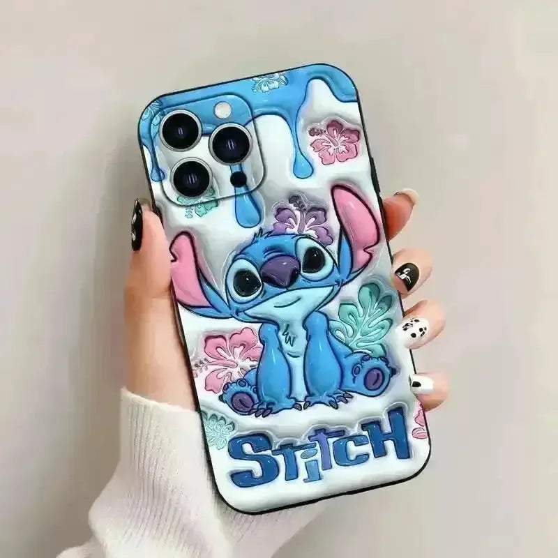 2D Stitch High-End Phone Case (For iPhones) - Bear Hugs
