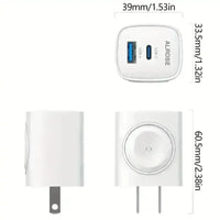 3-in-1 Fast PD Charger Block - Bear Hugs