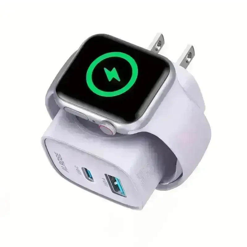 3-in-1 Fast PD Charger Block - Bear Hugs