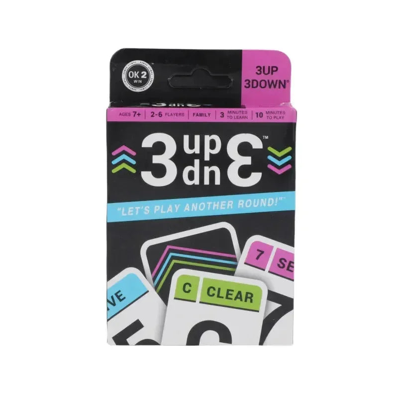3 Up 3 Down Card Game - Bear Hugs