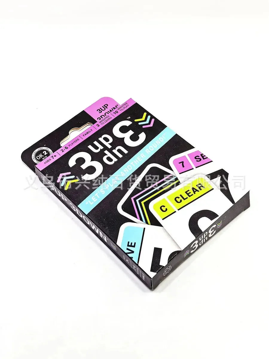 3 Up 3 Down Card Game - Bear Hugs