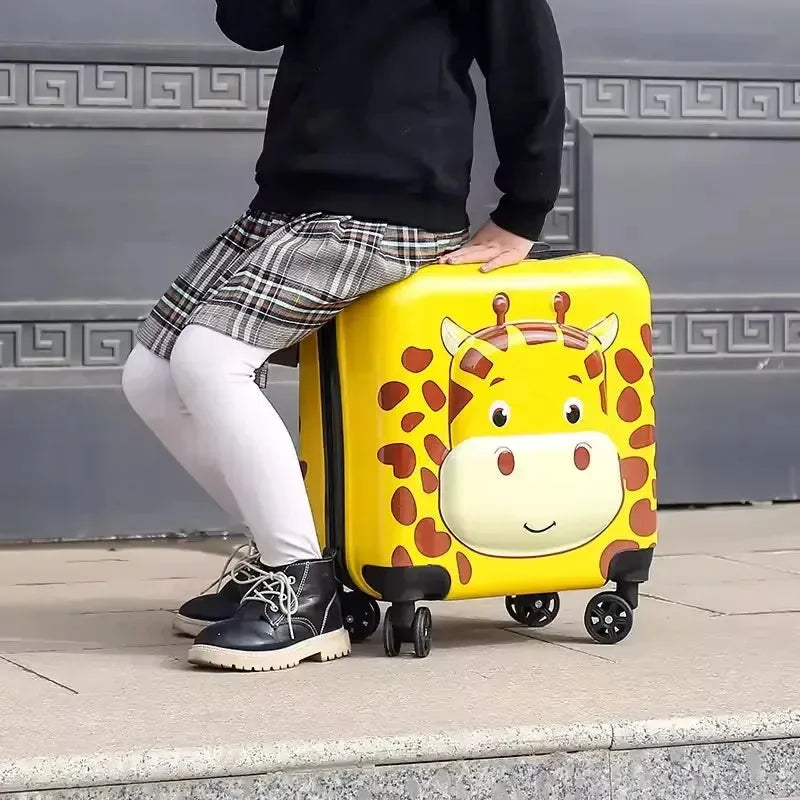 3D Animal Kids Check-in Suitcase - Bear Hugs