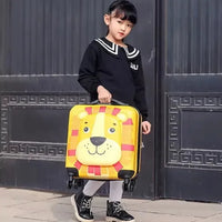 3D Animal Kids Check-in Suitcase - Bear Hugs