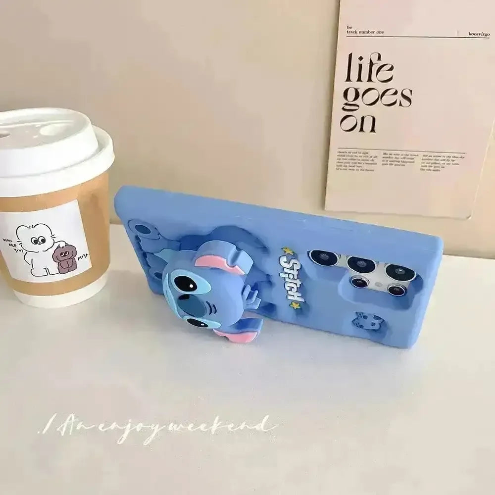 3D Cute Stitch Phone Case (For Samsung) - Bear Hugs