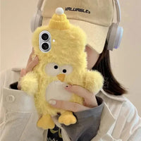 3D Plush Yellow Chicken Case (For iPhones) - Bear Hugs