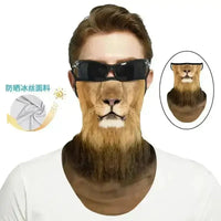 3D Printed Animal Themed Rider Mask - Bear Hugs