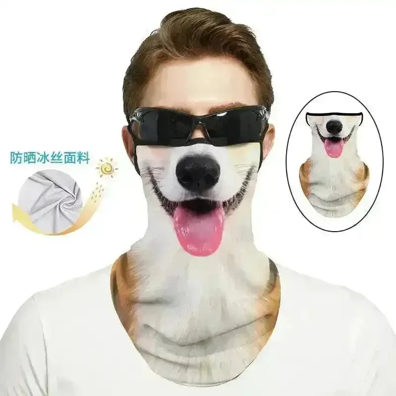 3D Printed Animal Themed Rider Mask - Bear Hugs