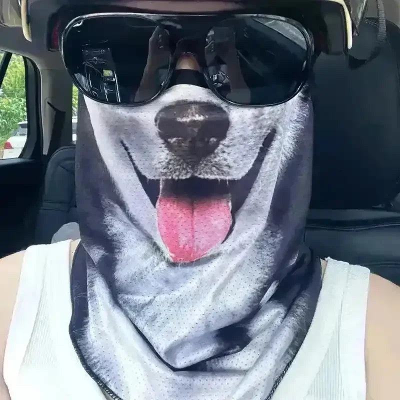 3D Printed Animal Themed Rider Mask - Bear Hugs