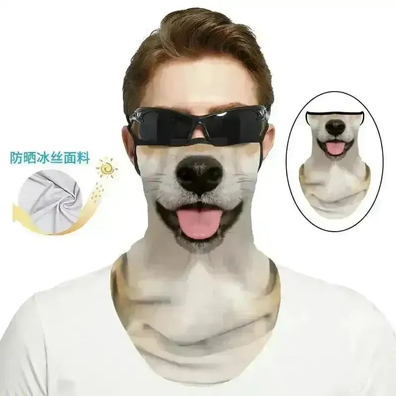 3D Printed Animal Themed Rider Mask - Bear Hugs