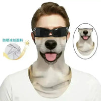 3D Printed Animal Themed Rider Mask - Bear Hugs