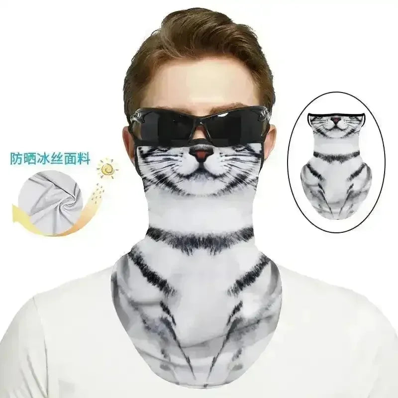 3D Printed Animal Themed Rider Mask - Bear Hugs