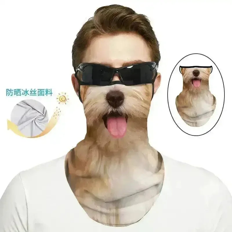 3D Printed Animal Themed Rider Mask - Bear Hugs