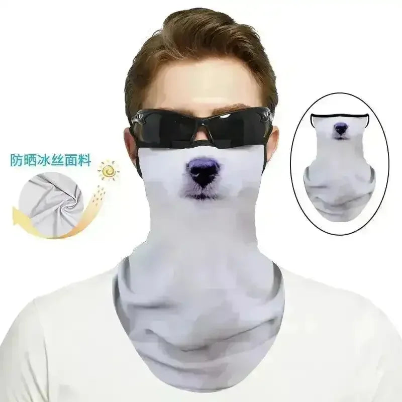 3D Printed Animal Themed Rider Mask - Bear Hugs