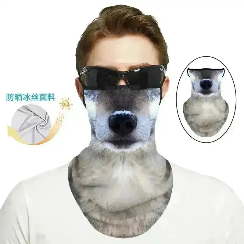 3D Printed Animal Themed Rider Mask - Bear Hugs