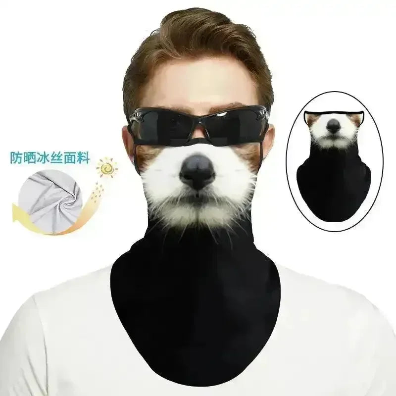 3D Printed Animal Themed Rider Mask - Bear Hugs