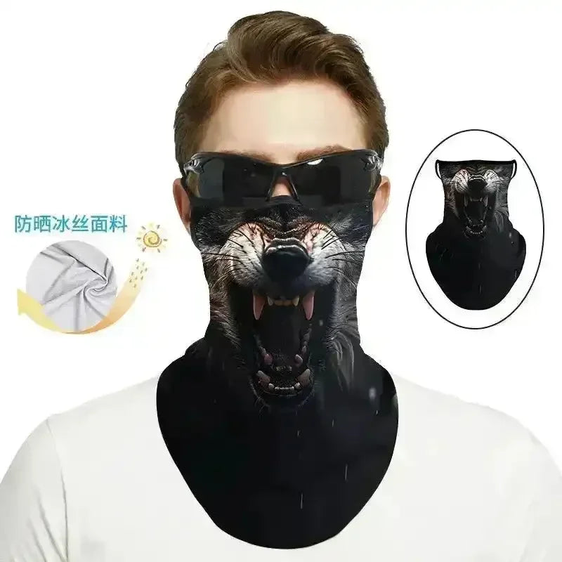 3D Printed Animal Themed Rider Mask - Bear Hugs