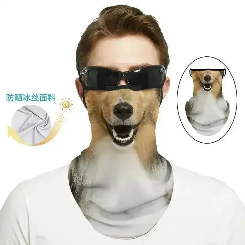 3D Printed Animal Themed Rider Mask - Bear Hugs