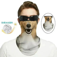 3D Printed Animal Themed Rider Mask - Bear Hugs