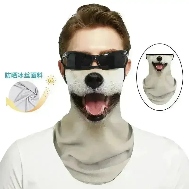 3D Printed Animal Themed Rider Mask - Bear Hugs