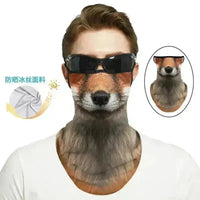 3D Printed Animal Themed Rider Mask - Bear Hugs