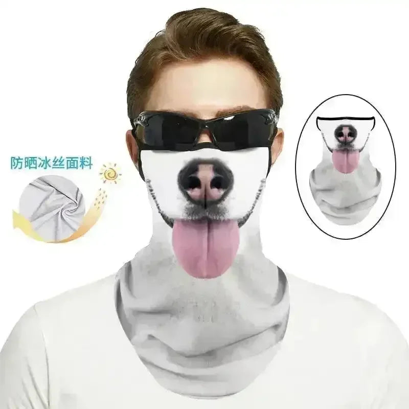 3D Printed Animal Themed Rider Mask - Bear Hugs