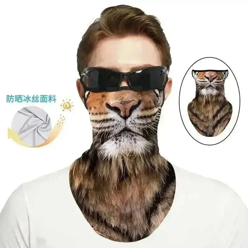 3D Printed Animal Themed Rider Mask - Bear Hugs