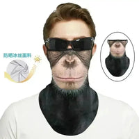 3D Printed Animal Themed Rider Mask - Bear Hugs