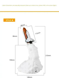 3D Rocket Spaceship Night Light - Bear Hugs