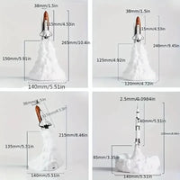 3D Rocket Spaceship Night Light - Bear Hugs