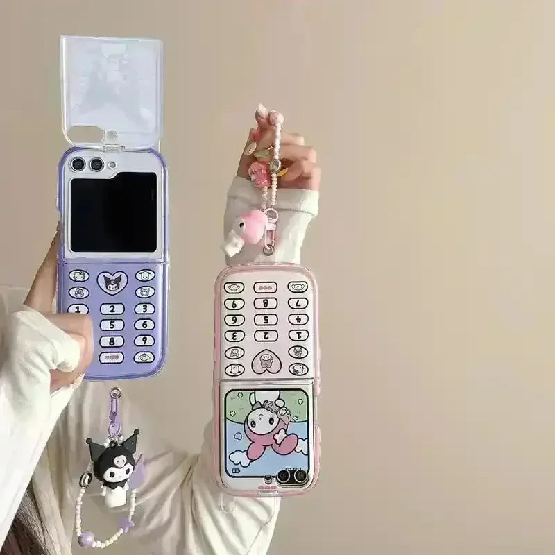 3D Sanrio Phone Case for Samsung Galaxy Z Flip - Bear Hugs