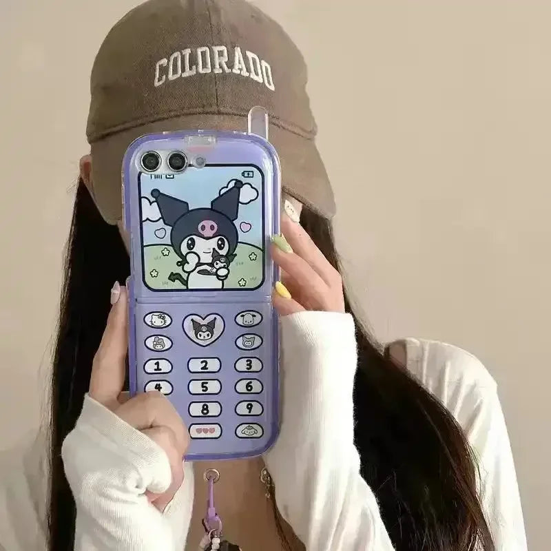 3D Sanrio Phone Case for Samsung Galaxy Z Flip - Bear Hugs