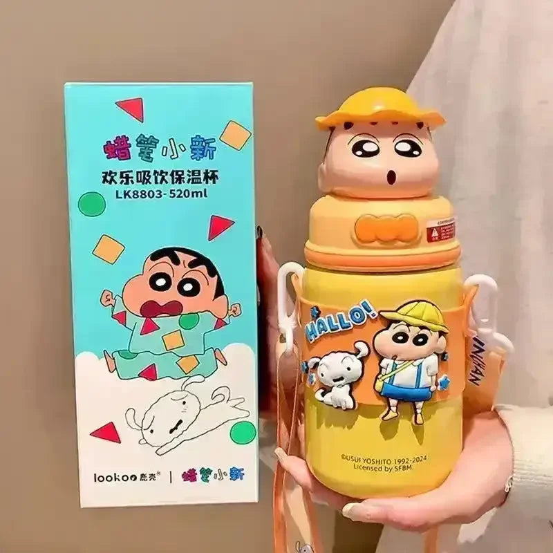 3D Shinchan Portable Bottle (520 ml) - Bear Hugs