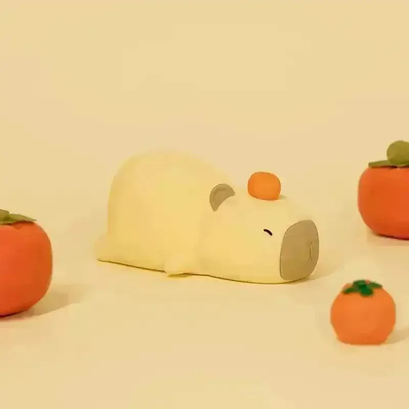 3D Silicon Sleeping Capybara Night Lamp - Bear Hugs