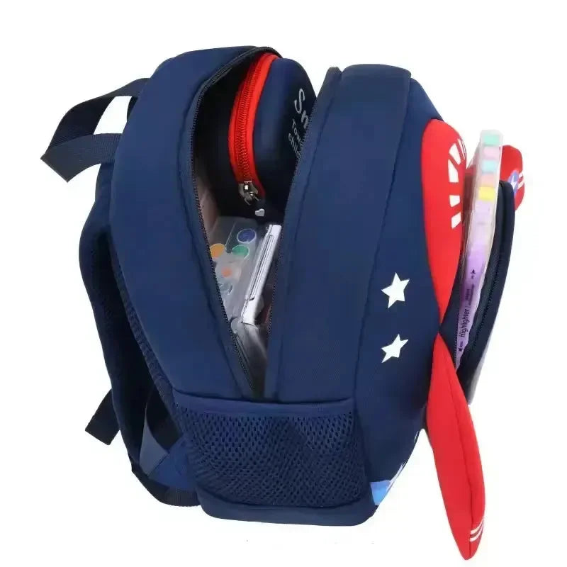 3D Spacecraft Kids Backpack - Bear Hugs