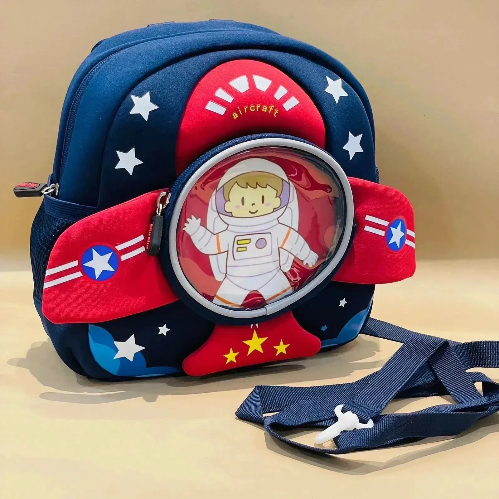 3D Spacecraft Kids Backpack - Bear Hugs