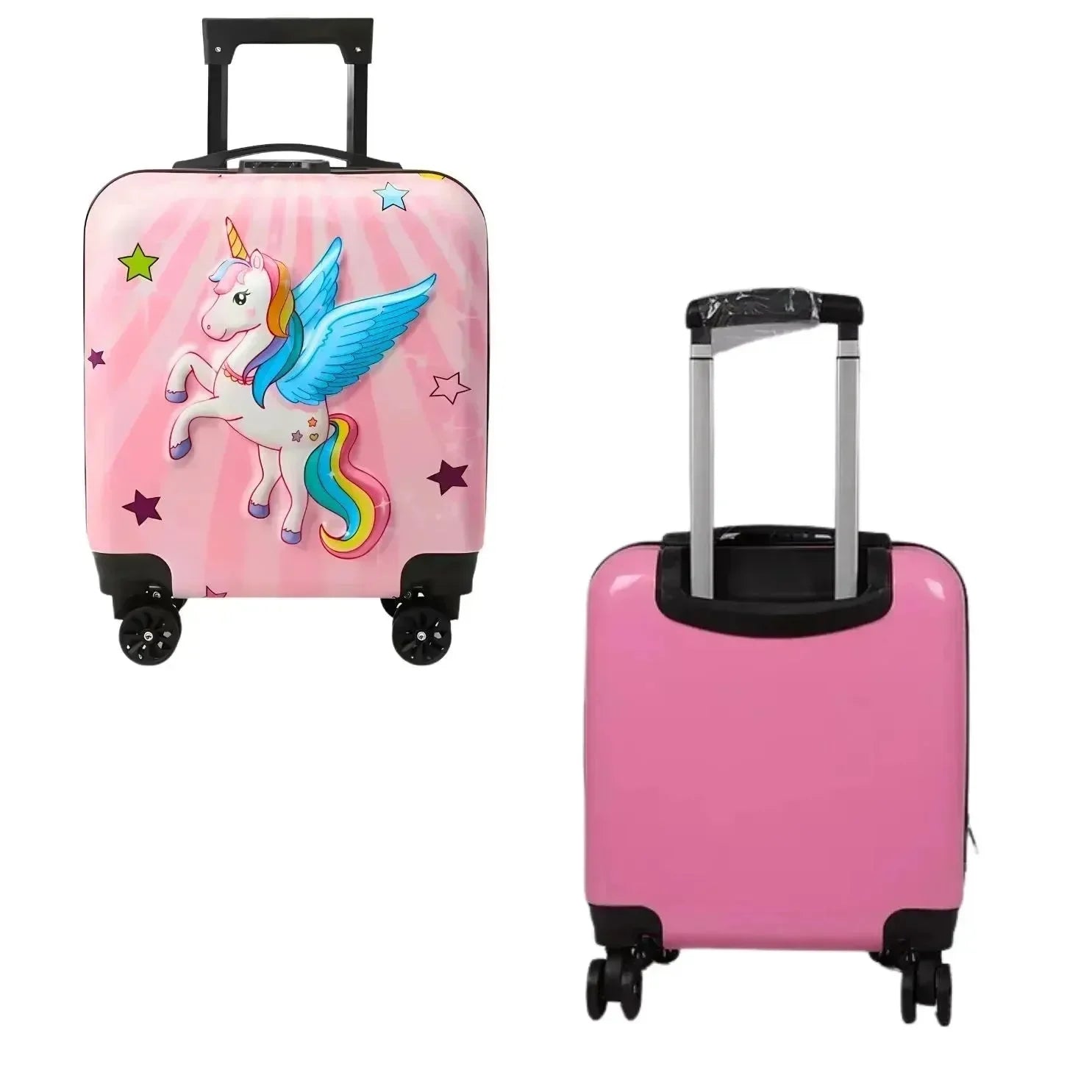 3D Unicorn Kids Check-in Suitcase - Bear Hugs
