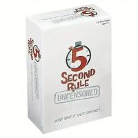 5 Second Rule Card Game (Uncensored Version) - Bear Hugs
